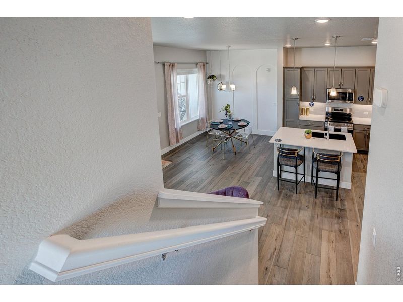 Furnished interior view inside a new home in Highlands at Fox Hill - Discovery, Longmont (Image 11).