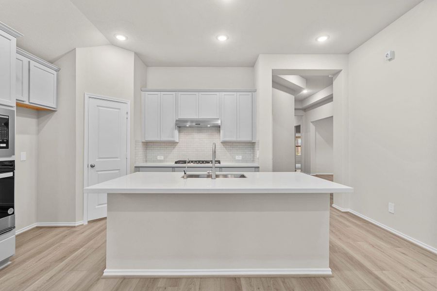 Furnished interior view inside a new home in The Highlands, Porter (Image 6).