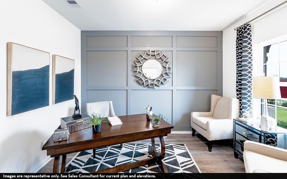 Furnished interior view inside a new home in Pecan Estates, Crosby (Image 3).
