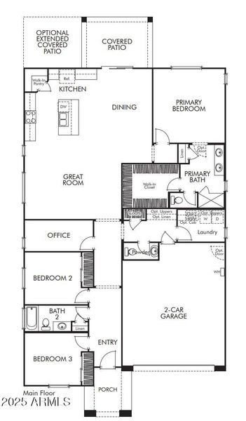 4001 Floor Plan Garage Right