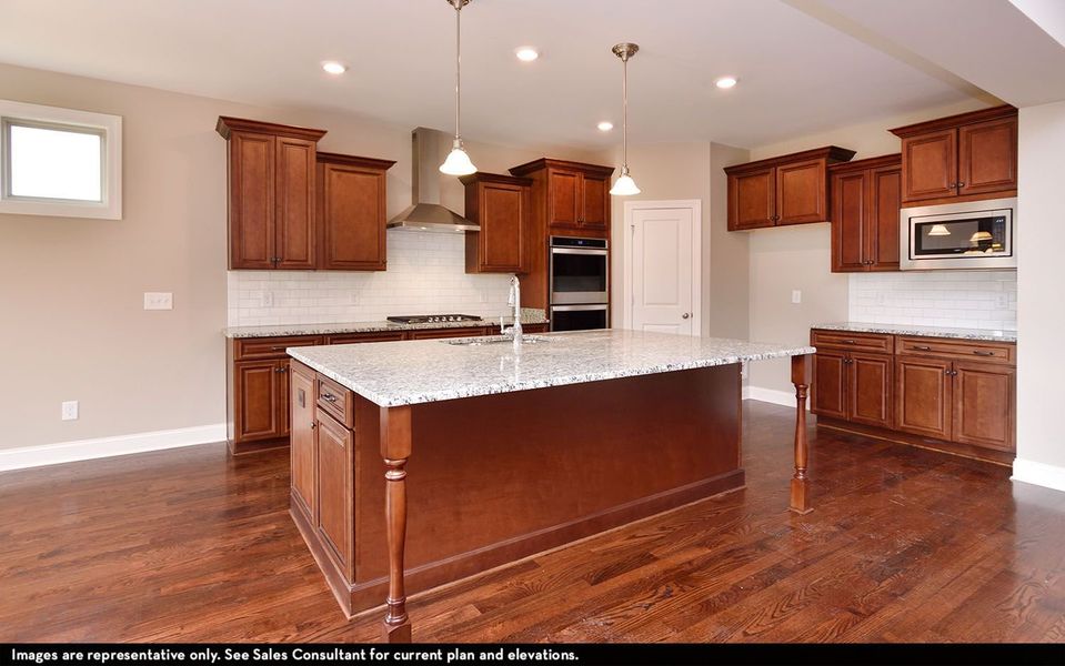 Representative furnished interior of a home built from the Danbury IV by CastleRock Communities in Belvoir, Fairview (Image 6).