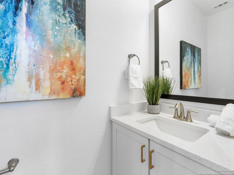 Close-up of interior finishes inside a home in Victoria Commons, San Antonio (Image 21).