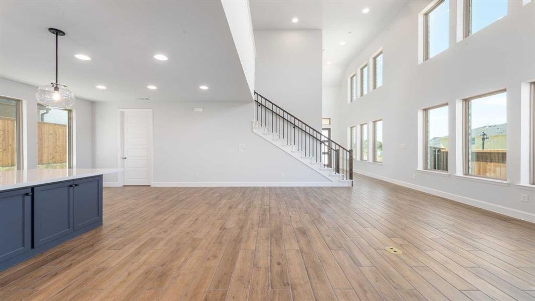 Spacious, unfurnished interior of a new home in The Heights At Uptown Celina 45', Celina (Image 14). Spacious, unfurnished interior of a new home in The Heights At Uptown Celina 45', Celina (Image 14).