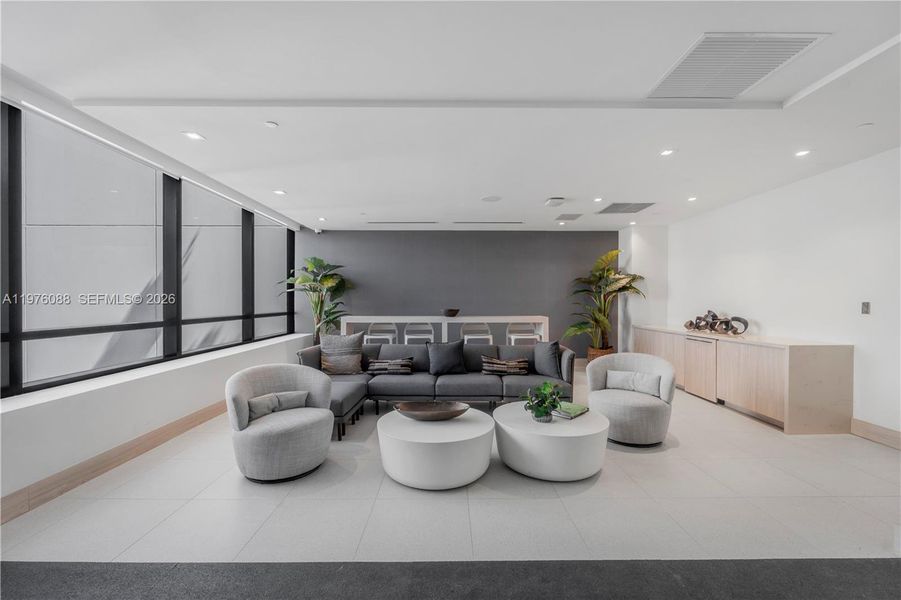 Furnished interior view inside a new home in , Miami (Image 20).