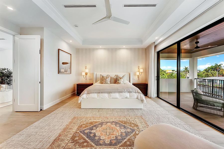 Furnished interior view inside a new home in , Pompano Beach (Image 10).