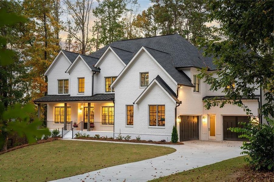 Front exterior of a new home in , Atlanta, GA, highlighting curb appeal (Image 4).