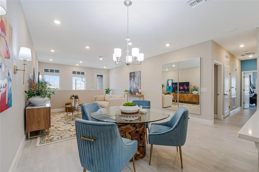 Furnished interior view inside a new home in , Orlando (Image 17).