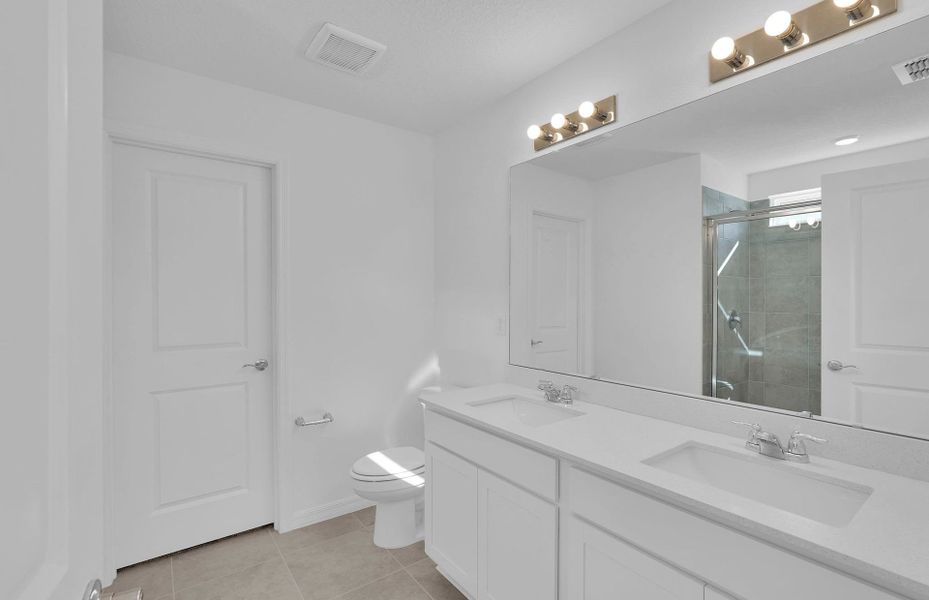 Furnished interior view inside a new home in Wells Landing, Jacksonville (Image 2). Furnished interior view inside a new home in Wells Landing, Jacksonville (Image 2).