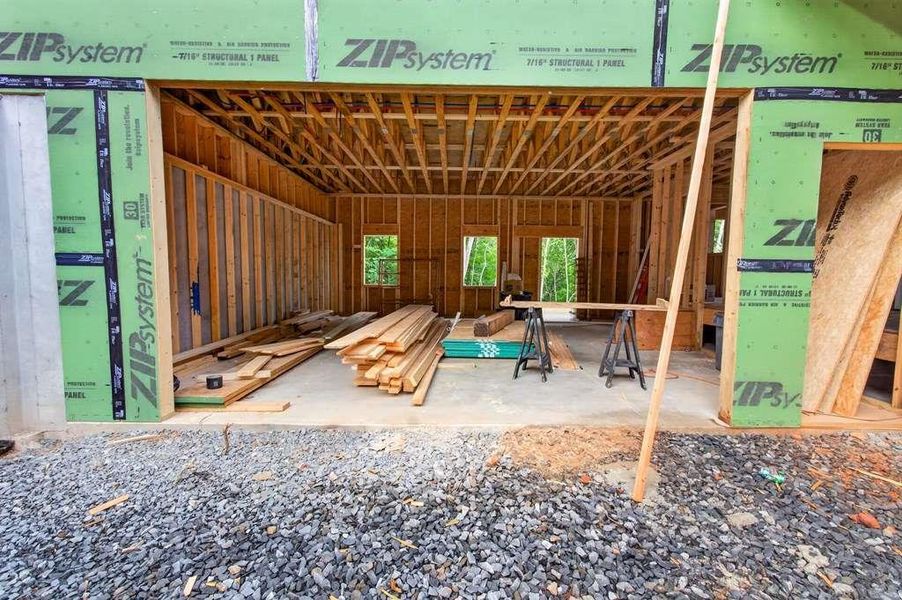 In-progress construction of a new home in , Cherry Log, GA (Image 30).