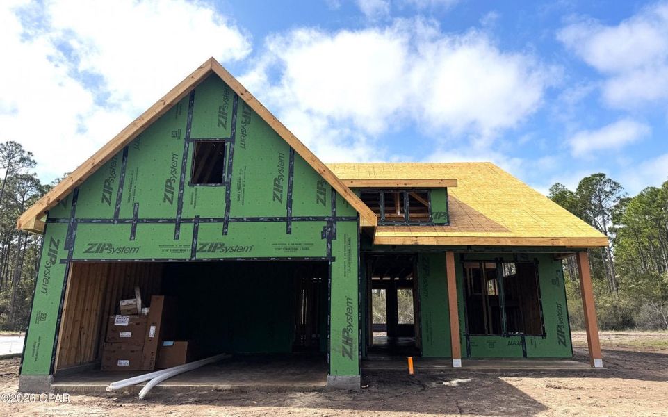 In-progress construction of a new home in Breakfast Point East, Panama City Beach, FL (Image 8).