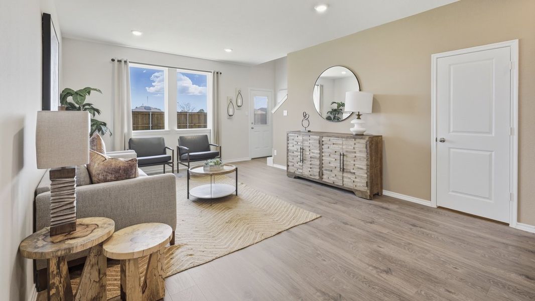 Furnished interior view inside a new home in Arbor Trails South, Princeton (Image 4).