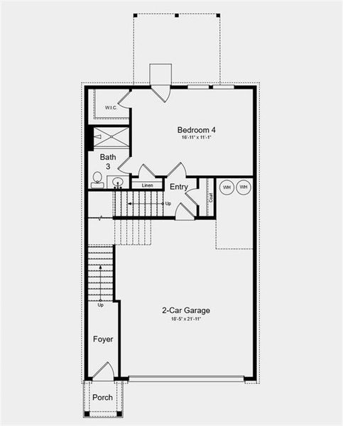2D floor plan layout of this home in Auburn Glen, Dacula, GA (Image 2). 2D floor plan layout of this home in Auburn Glen, Dacula, GA (Image 2).