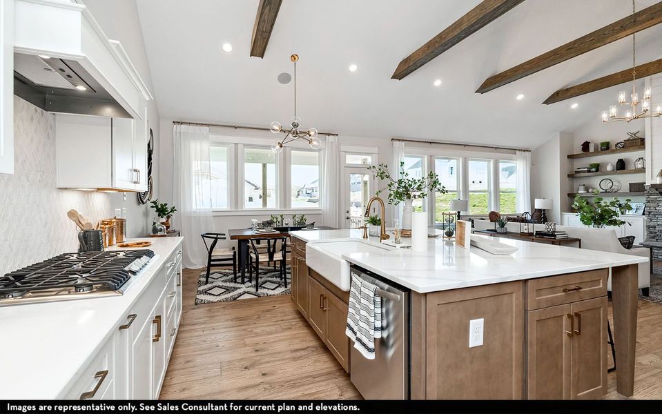 Furnished interior view inside a new home in High Park Hill, Arrington (Image 10).