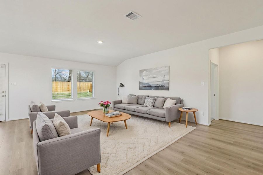 Photo is not of the actual home, but is an inspirational photo of builder’s model home and may depict options, furnishings, and/or decorator features that are not included