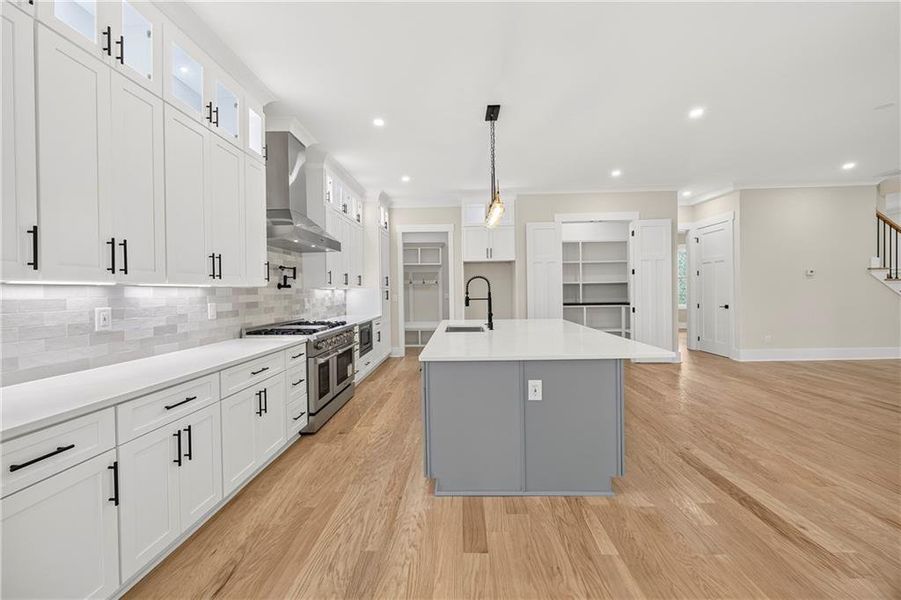 Furnished interior view inside a new home in , Marietta (Image 14).