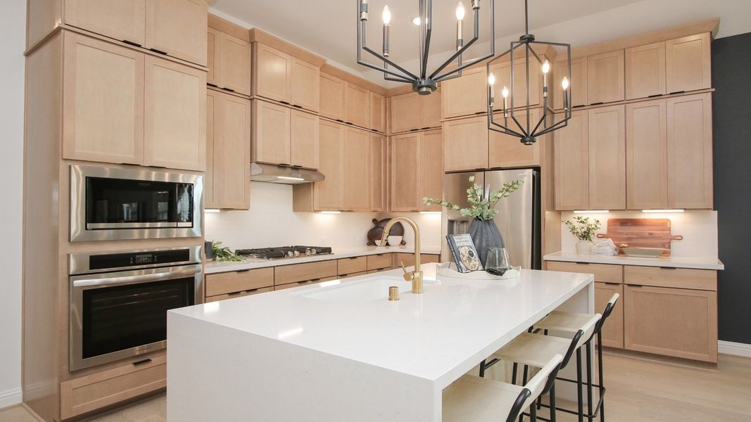 Representative furnished interior of a home built from the Willow by DRB Homes in Brookewater, Rosenberg (Image 5).