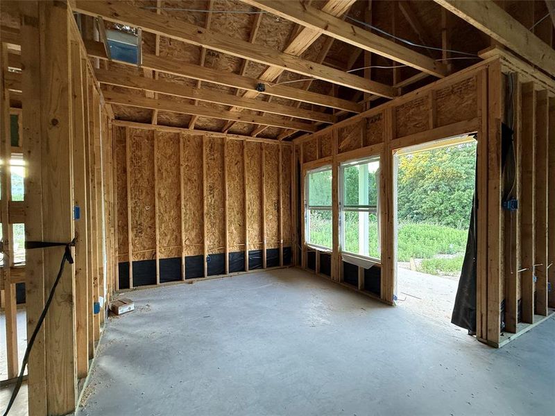 In-progress construction of a new home in Zion Trails, Poolville, TX (Image 3).