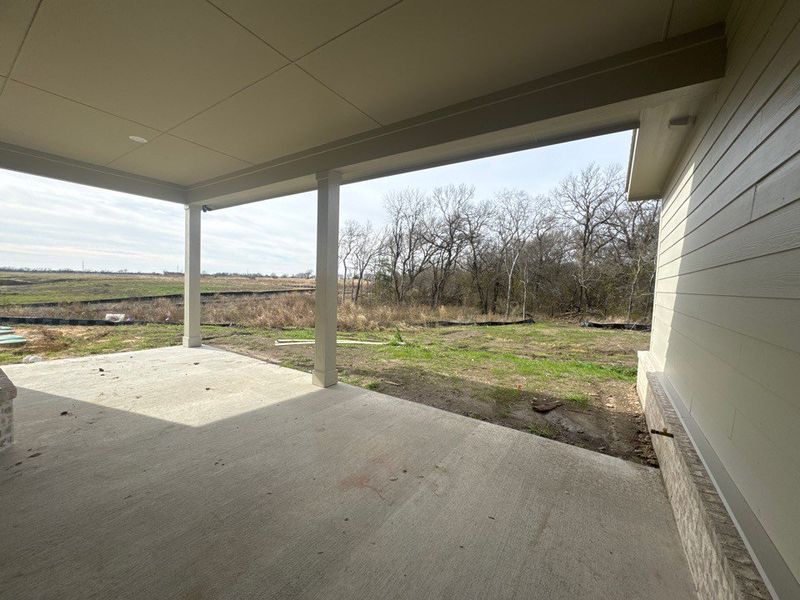 Exterior details and patio area of a home in Terra Escalante, Blue Ridge (Image 2).
