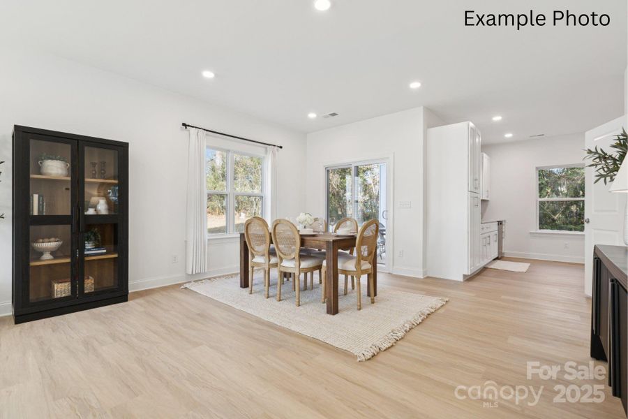 Furnished interior view inside a new home in , Charlotte (Image 10).