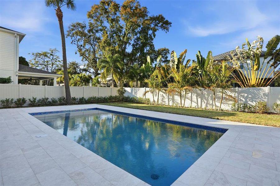 Exterior details and patio area of a home in , Tampa (Image 34).