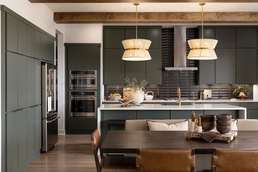 Furnished interior view inside a new home in Lariat, Liberty Hill (Image 18).