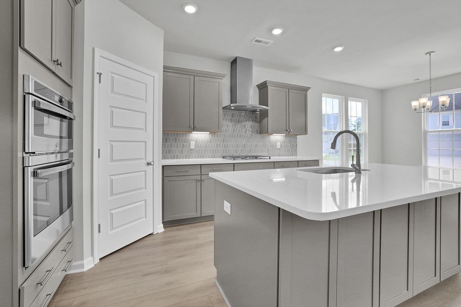 Furnished interior view inside a new home in Grand Park, Leland (Image 8).