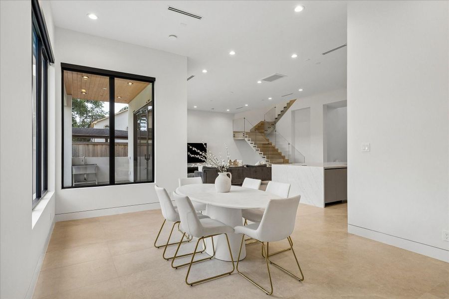 Furnished interior view inside a new home in , Houston (Image 5).