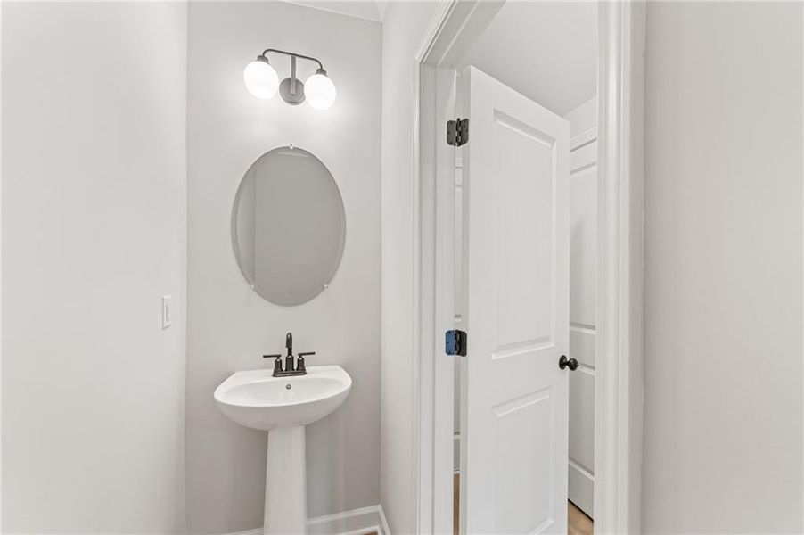 Furnished interior view inside a new home in Bluffs at Bells Ferry, Marietta (Image 7).