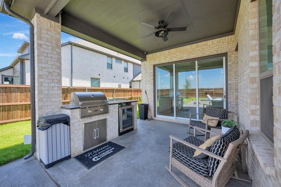 Exterior details and patio area of a home in Silo Mills, Joshua (Image 3). Exterior details and patio area of a home in Silo Mills, Joshua (Image 3).