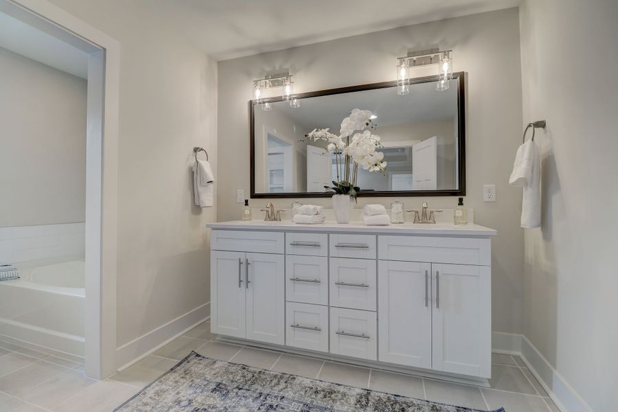 Representative furnished interior of a home built from the Brantley II by Great Southern Homes in Collins Cove, Chapin (Image 66).