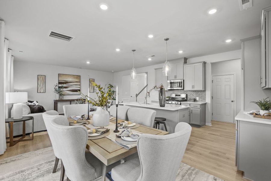Furnished interior view inside a new home in The Coves on Lake Wylie, Charlotte (Image 11).
