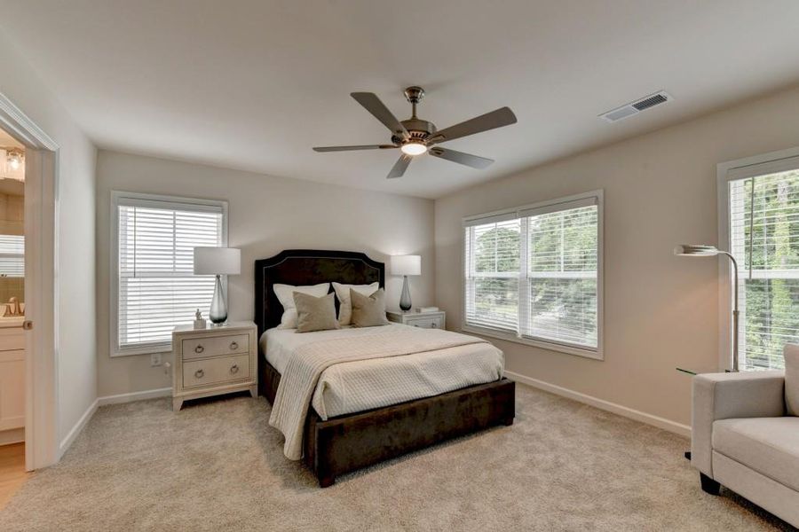 Furnished interior view inside a new home in Magnolia Grove, Mableton (Image 70). Furnished interior view inside a new home in Magnolia Grove, Mableton (Image 70).