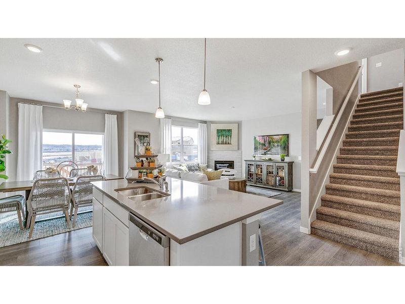 Furnished interior view inside a new home in Hansen Farm, Fort Collins (Image 5).