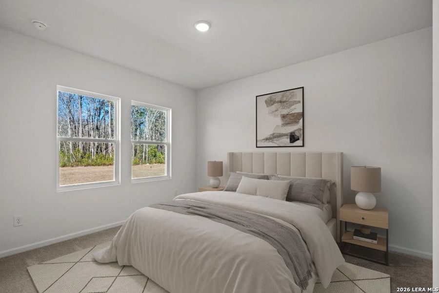 Furnished interior view inside a new home in Sutton Farms, San Antonio (Image 5).