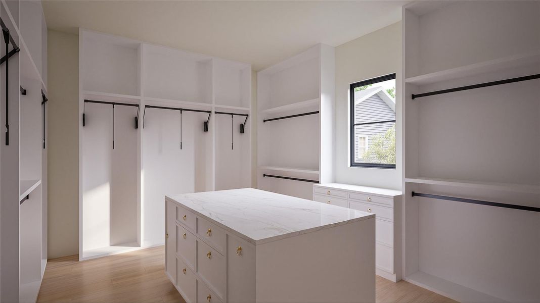Primary Closet Rendering Primary Closet Rendering