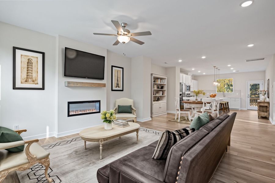 Representative furnished interior of a home built from the The Avery Interior by Davidson Homes LLC in Summers Walk, Davidson (Image 4).