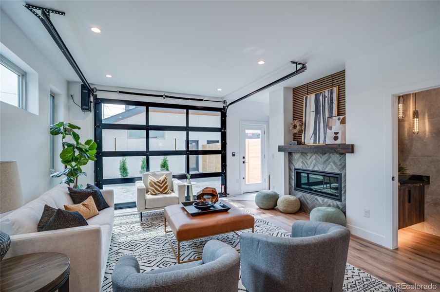 Furnished interior view inside a new home in , Denver (Image 18).