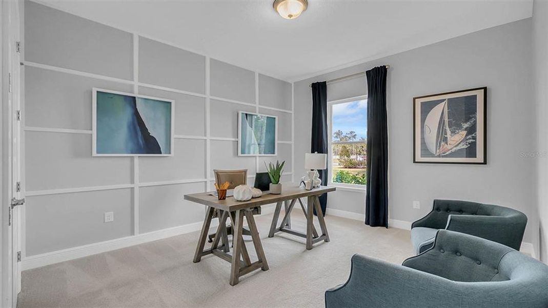 Furnished interior view inside a new home in Buena Lago, St. Cloud (Image 10).