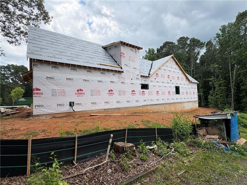 In-progress construction of a new home in , Holly Springs, GA (Image 23). In-progress construction of a new home in , Holly Springs, GA (Image 23).