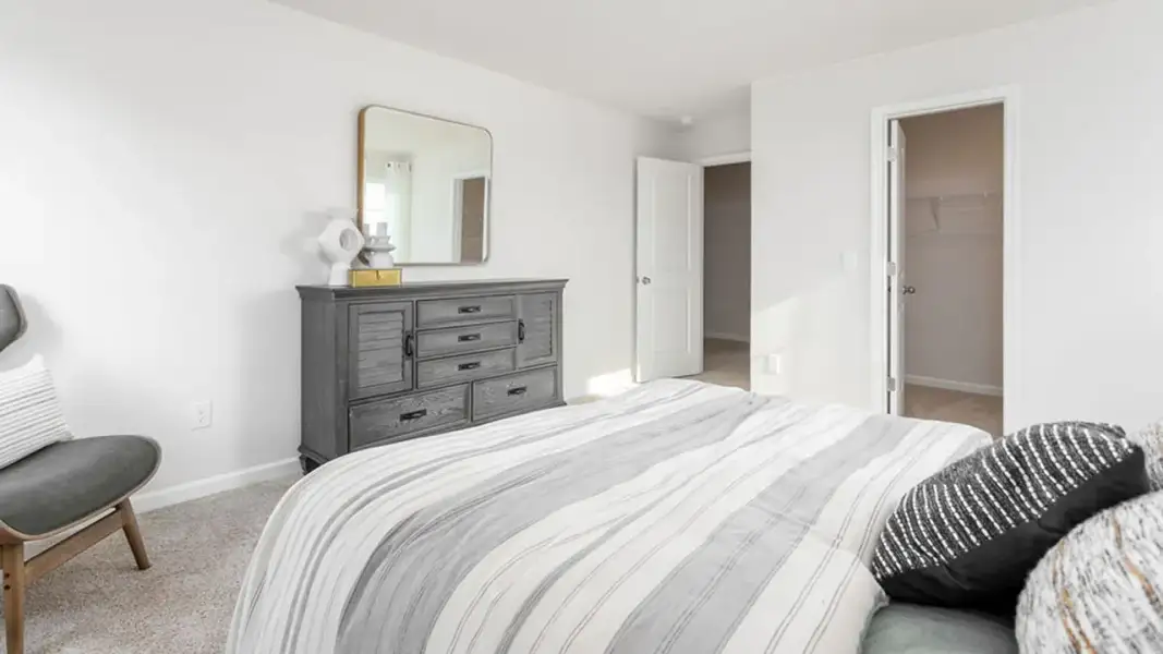 Furnished interior view inside a new home in The Estates at Edinborough, Gibsonville (Image 36).
