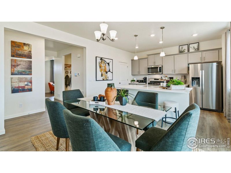 Furnished interior view inside a new home in Westgate, Greeley (Image 5). Furnished interior view inside a new home in Westgate, Greeley (Image 5).