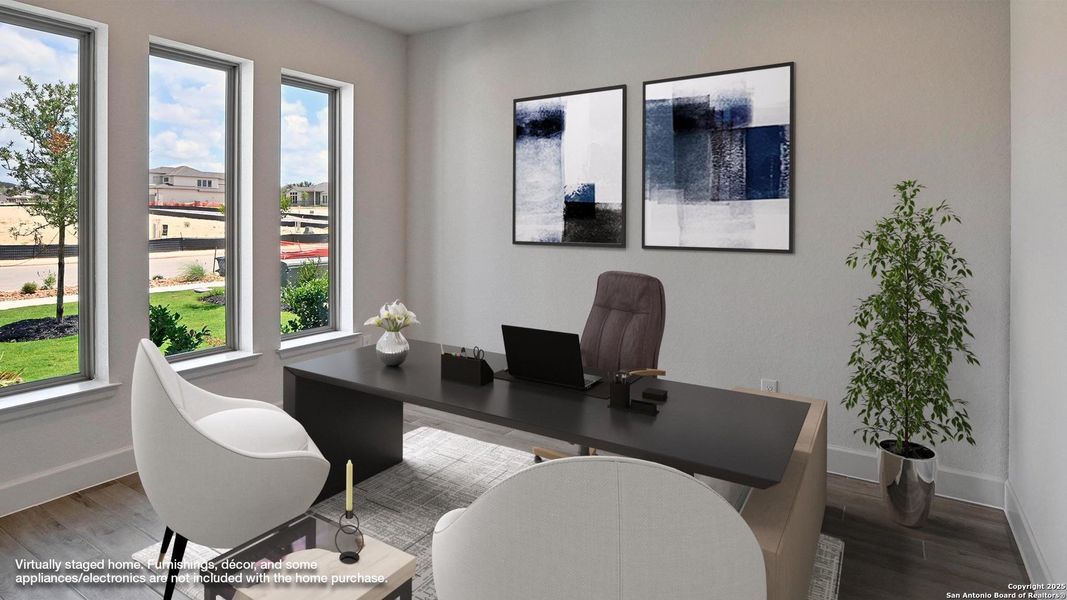 Furnished interior view inside a new home in Esperanza 60', Boerne (Image 12). Furnished interior view inside a new home in Esperanza 60', Boerne (Image 12).