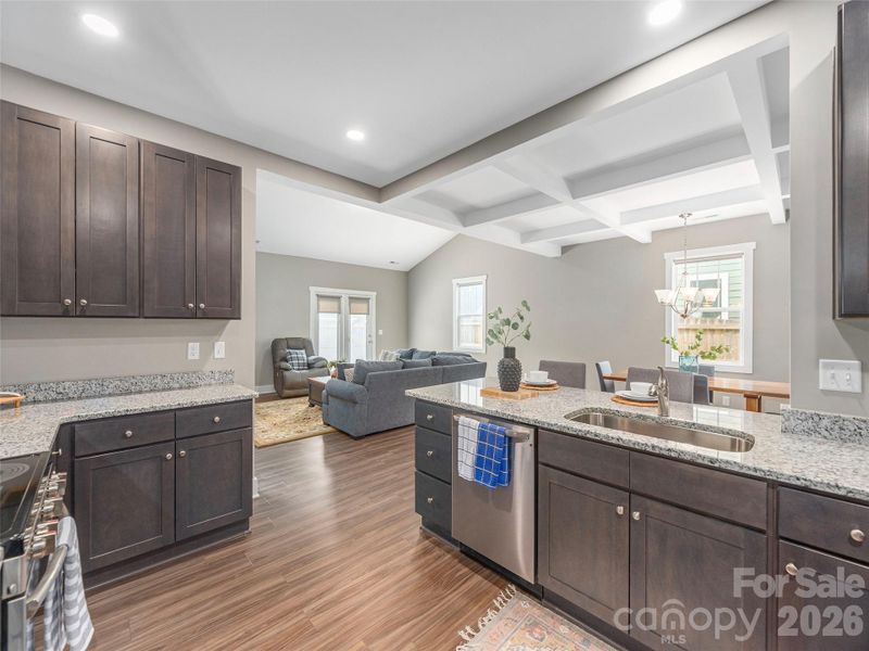 Furnished interior view inside a new home in , Fletcher (Image 24).