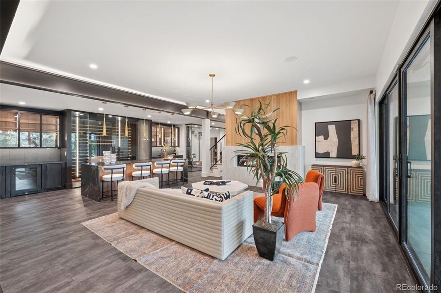 Furnished interior view inside a new home in , Monument (Image 34).