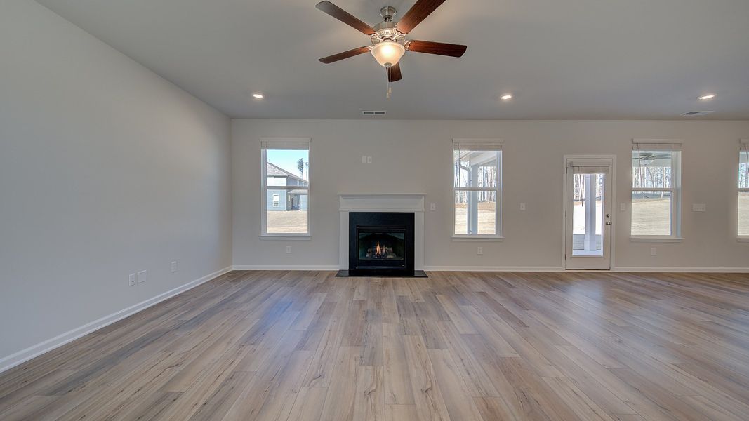 Furnished interior view inside a new home in Riverbend Overlook, Fayetteville (Image 7). Furnished interior view inside a new home in Riverbend Overlook, Fayetteville (Image 7).