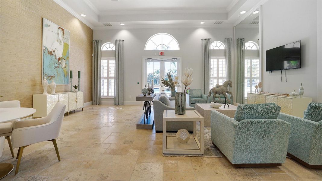 Furnished interior view inside a new home in , Port St. Lucie (Image 5). Furnished interior view inside a new home in , Port St. Lucie (Image 5).