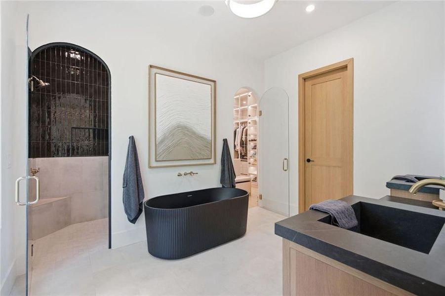 Furnished interior view inside a new home in , Alpharetta (Image 31).