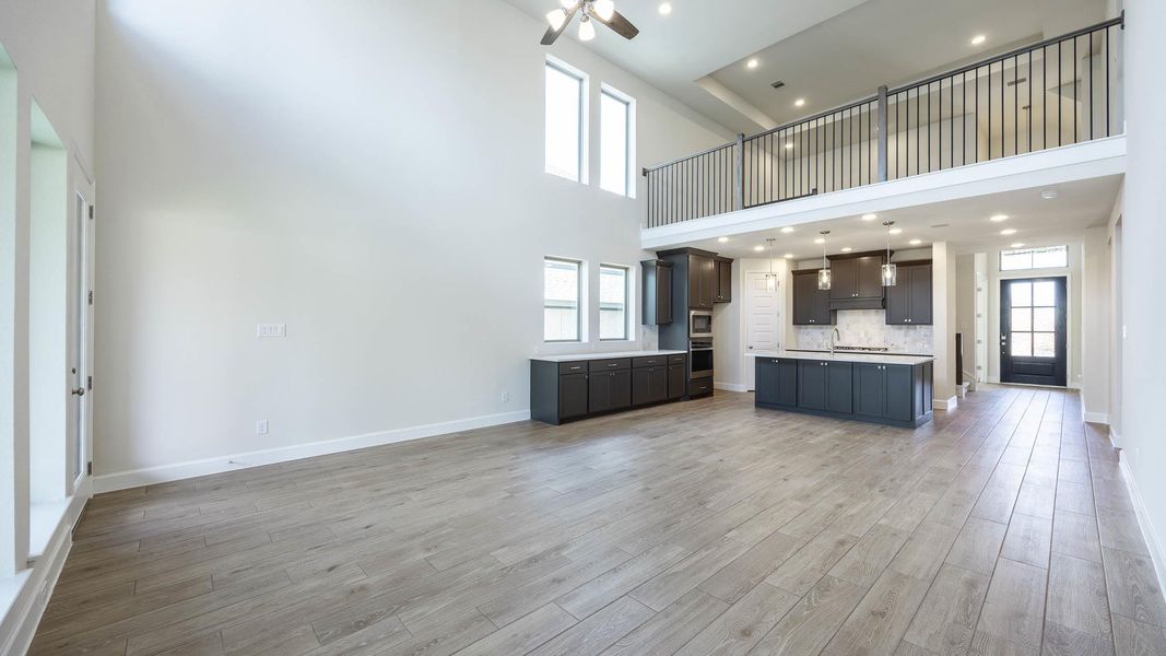 Spacious, unfurnished interior of a new home in Lariat 50', Liberty Hill (Image 10). Spacious, unfurnished interior of a new home in Lariat 50', Liberty Hill (Image 10).