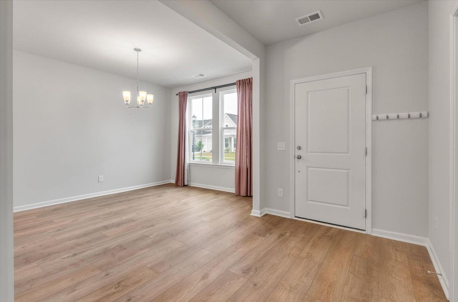 Spacious, unfurnished interior of a new home in Sweetgrass at Summers Corner, Summerville (Image 52).