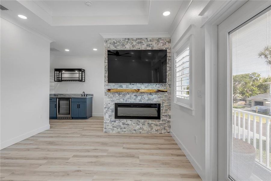 Furnished interior view inside a new home in , New Smyrna Beach (Image 65).
